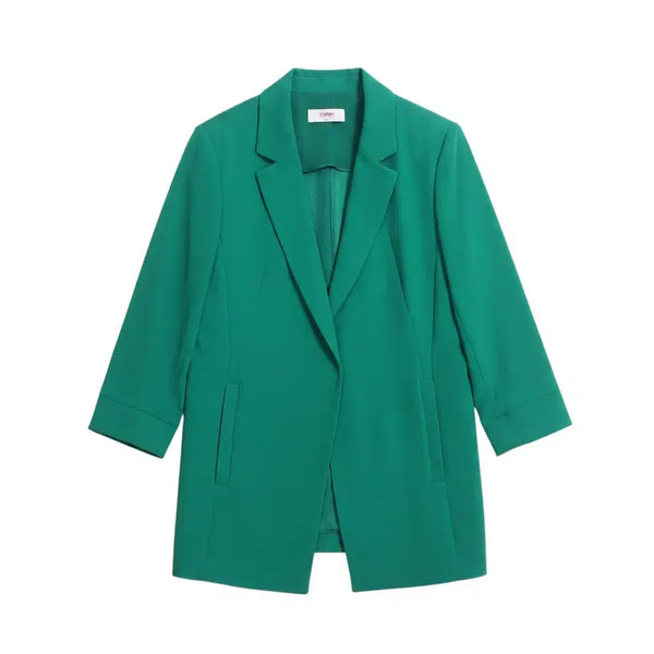 [BUNJANG] G-SEN Women's Single Button Blazer Jacket / 여성95/ 지센 원버튼 싱글자켓GN 38-53