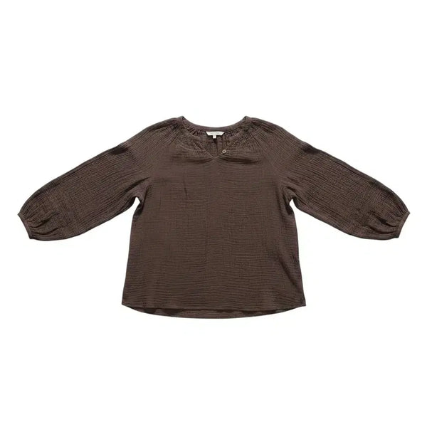[BUNJANG] VEUX ETRE Charcoal Balloon Blouse / 여성66/ VEUX ETRE 차콜 벌룬 블라우스 38-55
