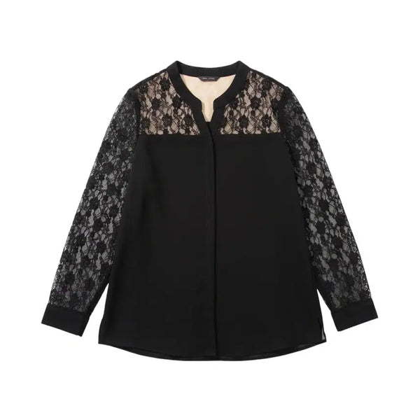 [BUNJANG] Olivia Lauren See-Through Blouse BK / 여성95/ 올리비아로렌 시스루 블라우스BK 38-57