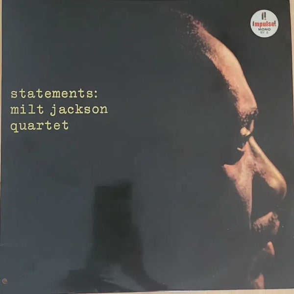 [BUNJANG] Milt Jackson Quartet Statements LP - Japan Impulse! Mono First Pressing / Jazz 밀트 잭슨 쿼텟 Milt Jackson Quartet Statements LP일본 Impulse! 모노 초반