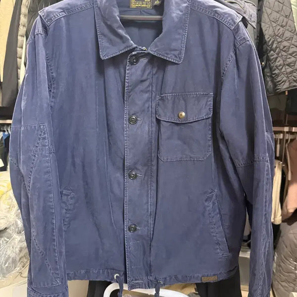 [BUNJANG] Polo Ralph Lauren Navy A-2 Deck Jacket / 폴로 미해군 A-2 덱자켓