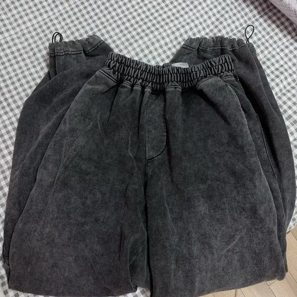 [BUNJANG] Soverment Charcoal Training Sweatpants / soverment 차콜 트레이닝