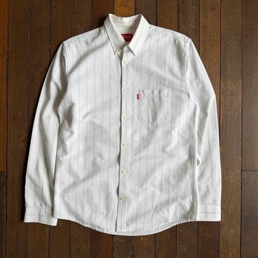 [BUNJANG] Supreme Striped Shirt / 슈프림 Supreme 스트라이프 셔츠 남방