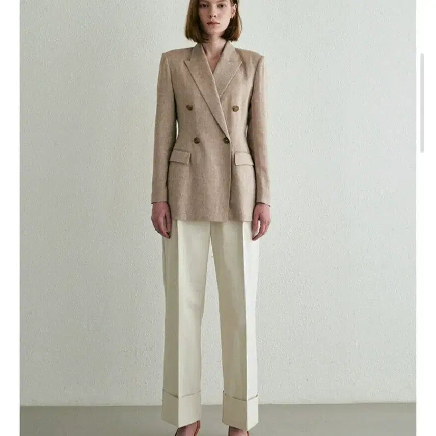[BUNJANG] Linen Double Jacket / 바이진저 고급스런 린넨자켓