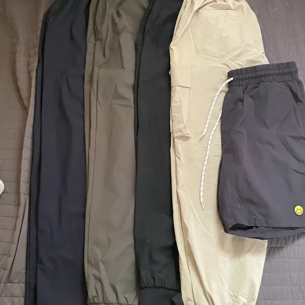 [BUNJANG] Men's Summer Casual Shorts Bundle Set / 남자쿨바지4개 반바지1개