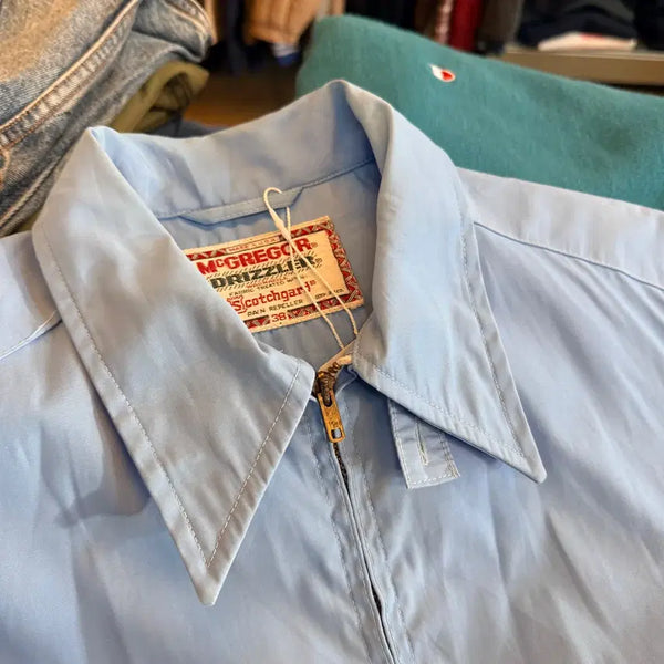 [BUNJANG] McGregor Drizzler Jacket, Light Blue, Size M/L / 60S 맥그리거 드리즐러 스카치가드 자켓 라이트 블루 M L