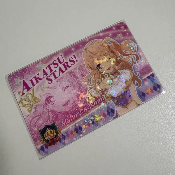 [BUNJANG] Aikatsu Stars! Kasumi Mahiru 1st Gen Fan Card / 아이카츠스타즈 팬증 개봉팬증 카스미 마히루 1기 아이카츠