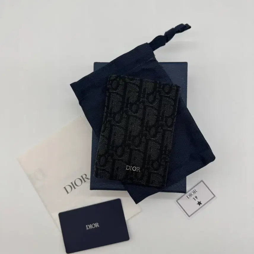 [BUNJANG] Dior Oblique Organizer Black New Model / 디올 오블리크 오거나이저 블랙 신형