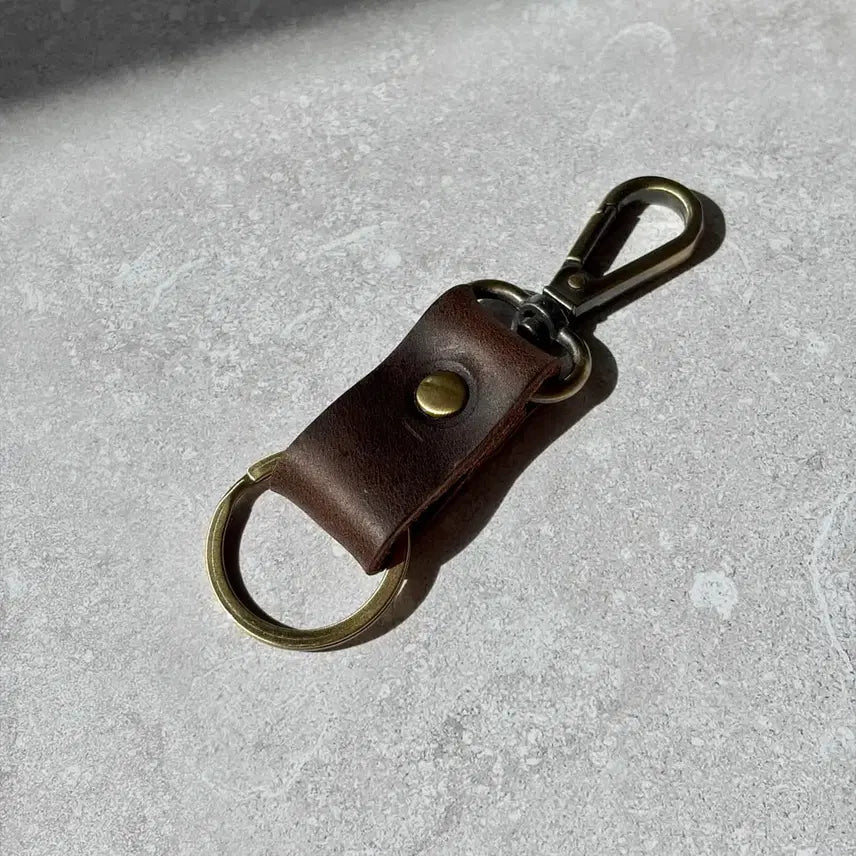 [BUNJANG] Vegetable Tanned Cowhide Multi Utility Keyring / 베지터블 소가죽 멀티 유틸리티 키링 열쇠고리