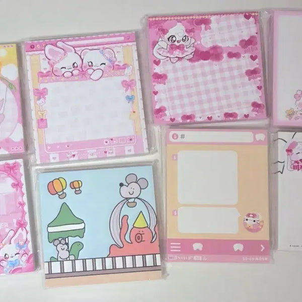 [BUNJANG] Sticky Note Bundle Set / 뒤에 사진 더 있어요/ 떡매 일괄 처분/포용