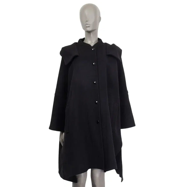 [BUNJANG] Stella McCartney Oversized Wool Coat Black/Navy / 스텔라 맥카트니 오버핏 울코트 블랙 네이비