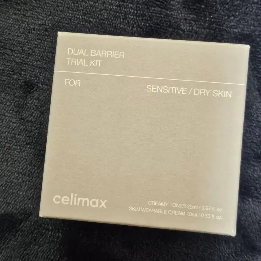 [BUNJANG] Celimax Dual Barrier 2-Item Kit (Toner/Cream) - Sealed / (미개봉/새상품)셀리맥스 듀얼배리어 2종 키트(토너/크림)