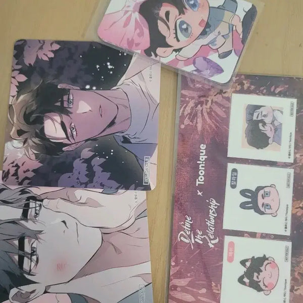 [BUNJANG] Toonique DTR Define The Relationship Bundle Set Photocard / 투니크 디티알 디파인 더 릴레이션십  코스터,한정메뉴포카,띠부실