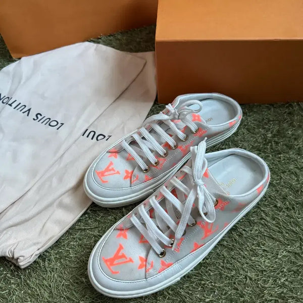 [BUNJANG] Louis Vuitton Monogram Sneakers Mule / 정품 루이비통 모느그램 스니커즈 뮬