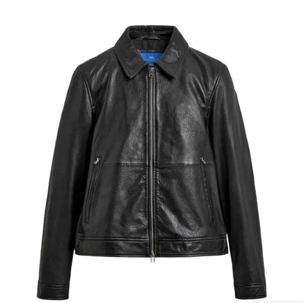 [BUNJANG] Zara x Aaron Levine Collaboration Leather Jacket (M) / (새상품) 자라X아론 레빈 콜라보 레더 자켓 M