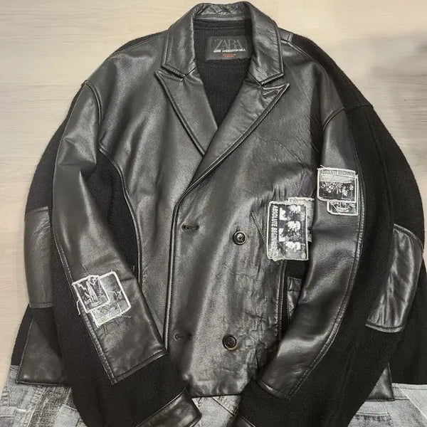 [BUNJANG] Zara x JW Anderson Collaboration Leather Jacket XL / 자라 앤더슨벨 콜라보 레더 자켓 xl