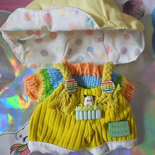 [BUNJANG] 10cm Doll Clothes Set 3 / 10cm 솜인형 옷 세트 3