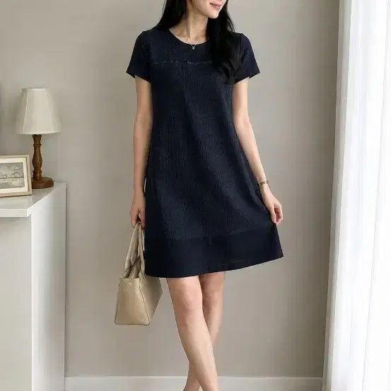 [BUNJANG] Punching Detail Dress / (새상품)일본수입펀칭원피스(55~66)