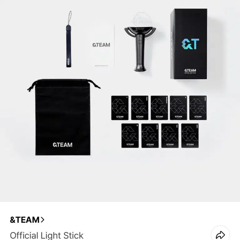 [BUNJANG] &Team Official Lightstick / 앤팀 &team 응원봉 양도