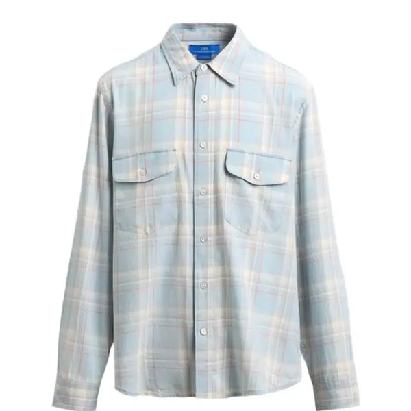 [BUNJANG] Zara x Aaron Levine Light Denim Shirt S / (새상품) 자라X아론 레빈 라이트 데님 셔츠 S