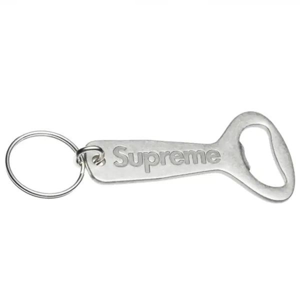 [BUNJANG] Supreme Bottle Opener Keychain Silver / 슈프림 보틀 오프너 키체인 실버 - 24FW