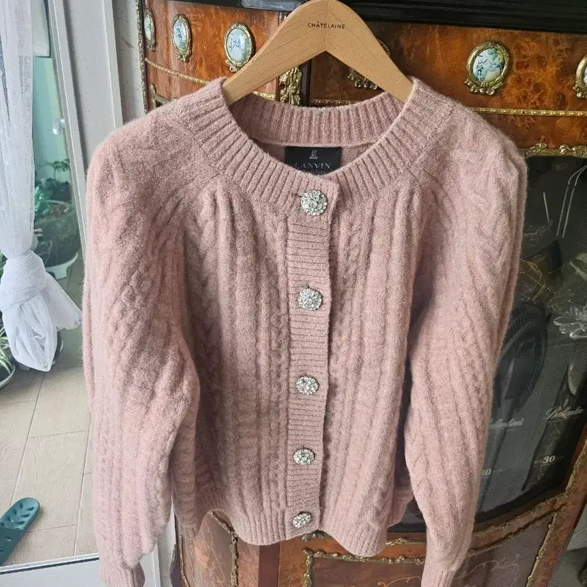[BUNJANG] Lanvin Cubic Button Cardigan / 랑방 큐빅단추 가디건