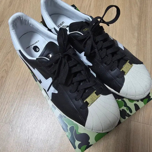 [BUNJANG] Adidas Bape Superstar Core Black / 슈퍼스타 베이프 코어블랙 270 팝니다