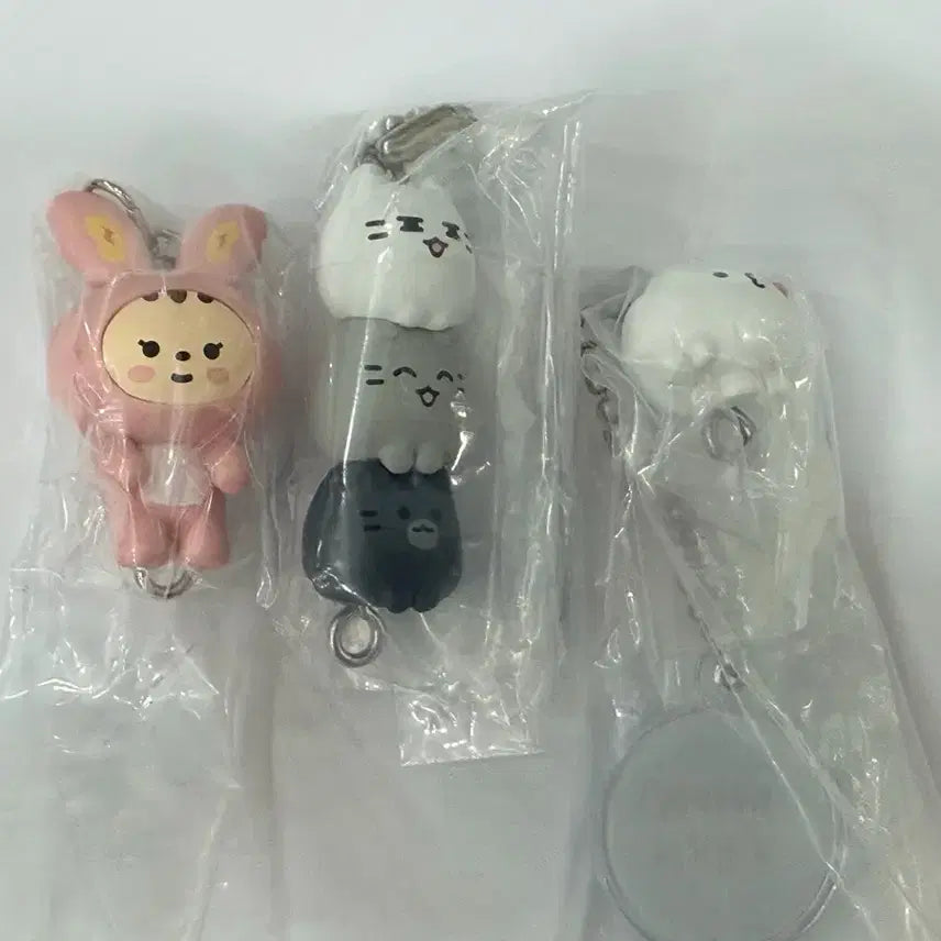 [BUNJANG] MiniTin Gacha Character Keychain Bundle Set / 미니틴 가챠 대롱미니틴 쫑토람 열닫잠 뾰풀이 일괄