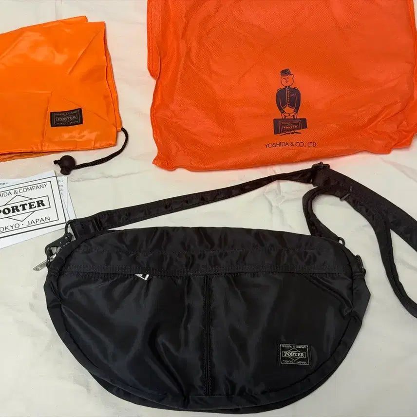 [BUNJANG] Porter Tanker Shoulder Bag Black / 포터 탱커 숄더백 블랙