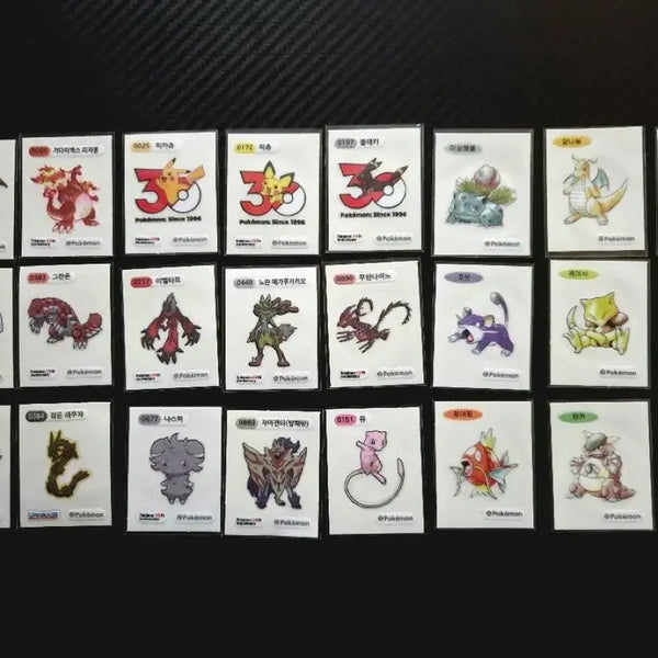 [BUNJANG] Pokemon Bread Stickers Bundle / 포켓몬 카드 띠부띠부씰