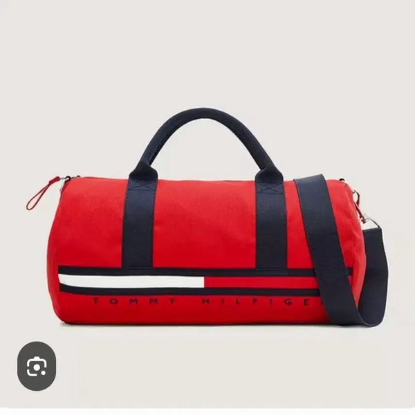 [BUNJANG] Tommy Hilfiger Cylindrical Boston Bag Medium Size / 타미힐피거 원통형 보스턴 크로스백 중사이즈