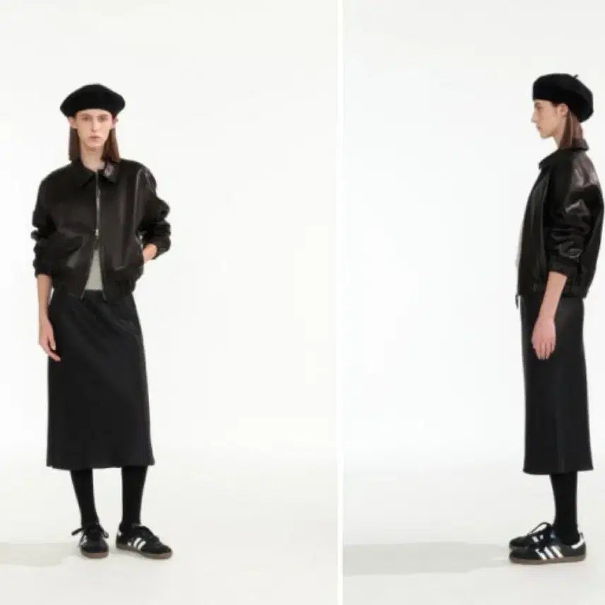 [BUNJANG] Nothing Written Vegetable Leather Blouson Jacket / 낫띵리튼 베지터블 레더 블루종