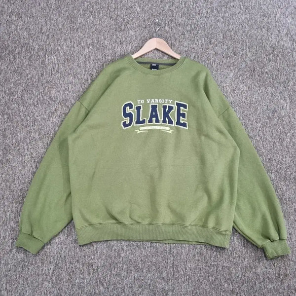 [BUNJANG] Big Size SLAKE Sweatshirt 2XL / 빅사이즈 슬레이크 맨투맨 2XL