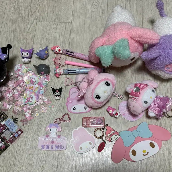 [BUNJANG] Kuromi My Melody Bundle Set (Includes Japanese Items) / 쿠로미 마이멜로디 상품 일괄(일본 상품 포함)