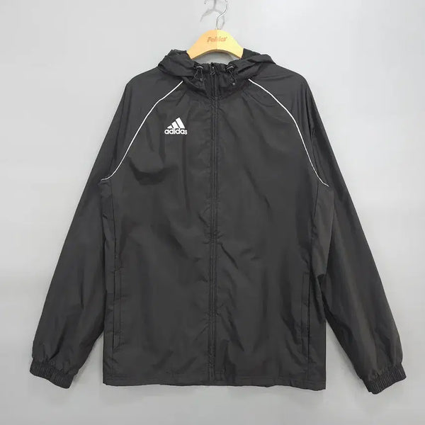 [BUNJANG] Adidas Black Windbreaker Jacket L / 아디다스 adidas 블랙 바람막이 윈드브레이커 L