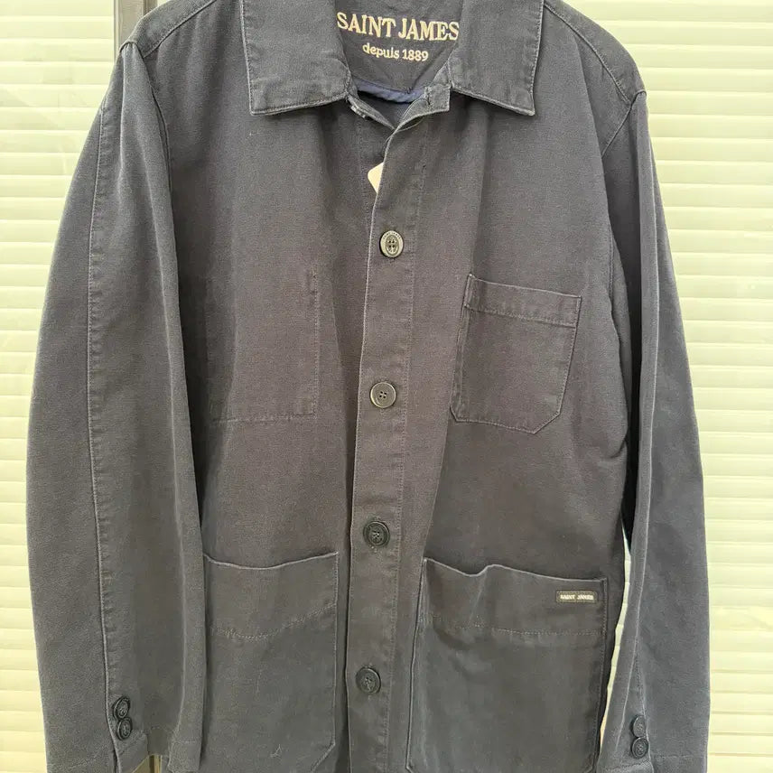 [BUNJANG] Saint James French Work Jacket Navy M / 세인트 제임스 프렌치 워크 자켓