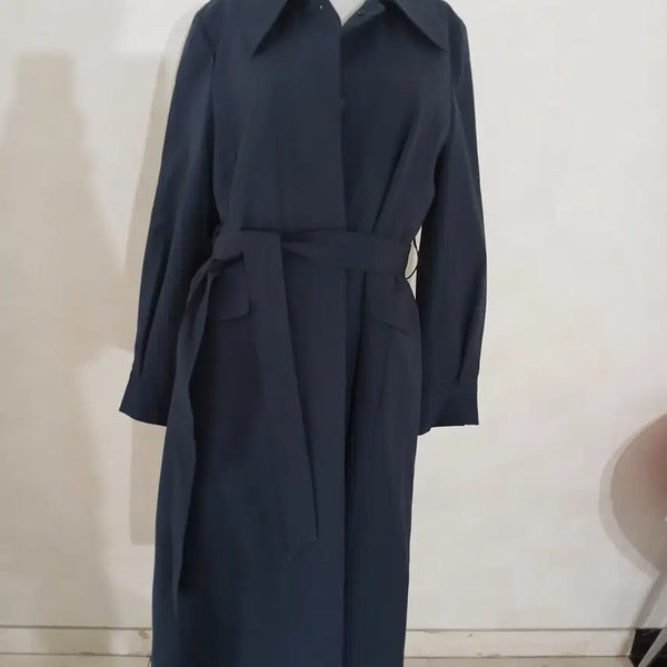 [BUNJANG] Navy Belted Trench Coat / 022 씨 벨티드 트렌치코트