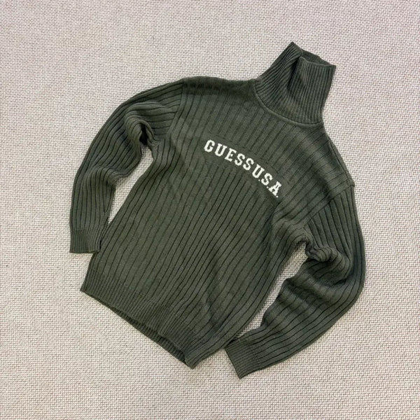 [BUNJANG] Guess Turtleneck Knit Sweater / 100 게스 목폴라 니트 0903D2