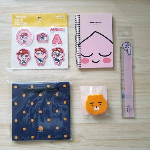[BUNJANG] Kakao Friends Stationery Set / 새상품>카카오프렌즈 문구류 세트