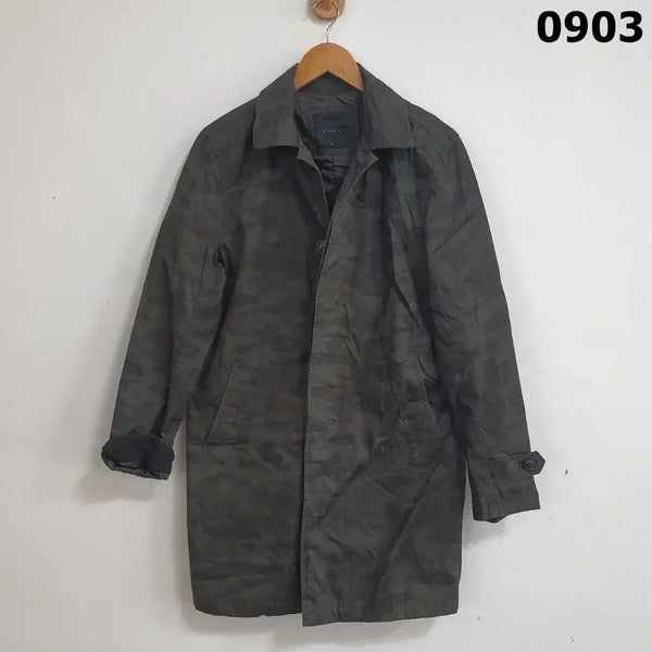 [BUNJANG] ANDEW Camouflage Single Coat / 앤듀 카모플라쥬 싱글 코트 95