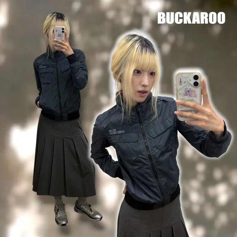 [BUNJANG] Buckaroo Blue Blouson Jacket / 버커루 블루종 자켓