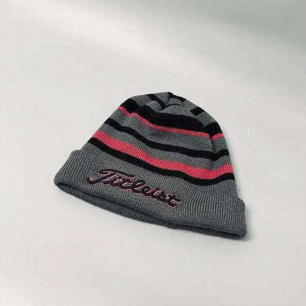[BUNJANG] Titleist Stripe Knit Beanie / 타이틀리스트(Titleist) 스트라이프 니트 비니