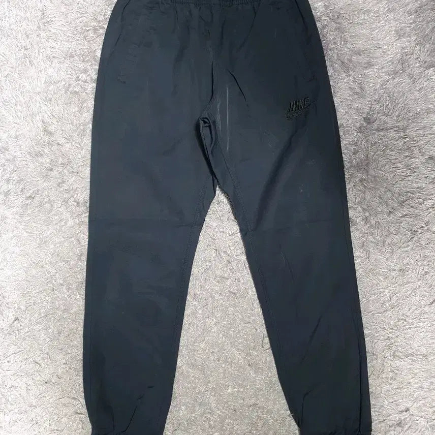 [BUNJANG] Nike Solid Woven Jogger Pants Black L / 나이키 바지 솔리드 우븐 조거 팬츠 블랙 L