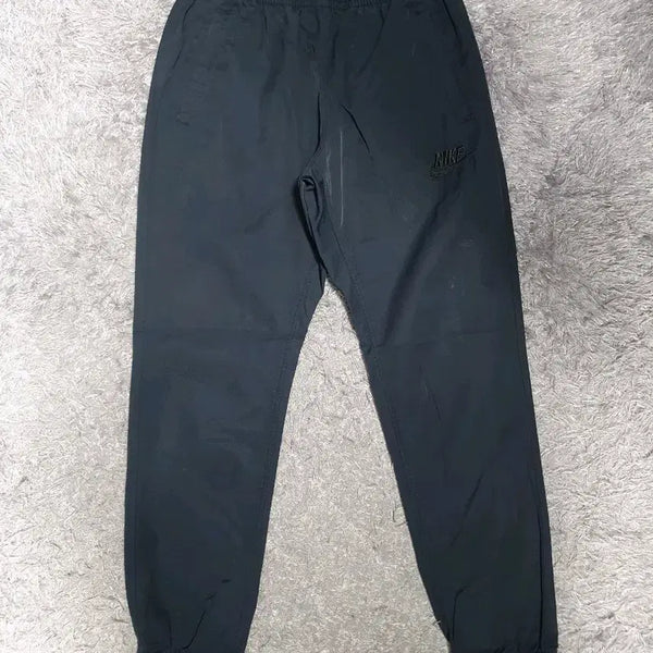 [BUNJANG] Nike Solid Woven Jogger Pants Black L / 나이키 바지 솔리드 우븐 조거 팬츠 블랙 L
