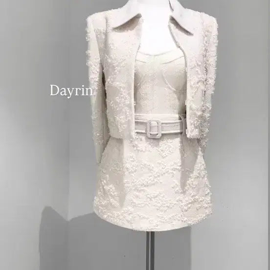 [BUNJANG] Dayrain Tweed Jacket Skirt Set / 데이린  트위드자켓스커트세트