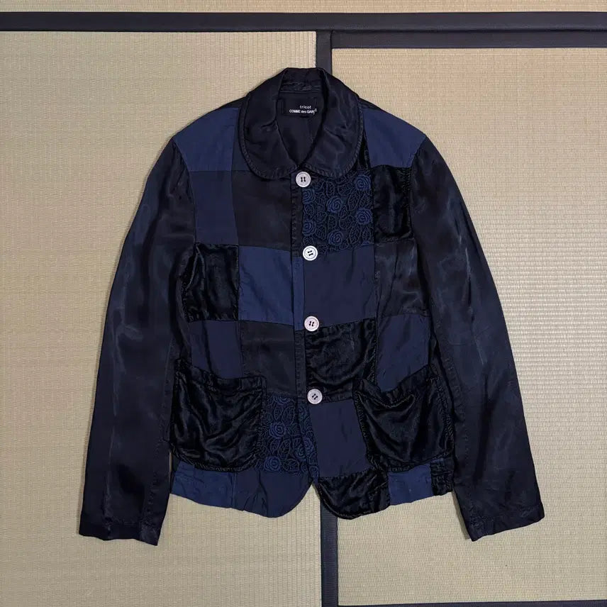 [BUNJANG] Comme des Garçons Tricot Patchwork Shirt / 꼼데가르송 트리콧 패치워크 셔츠