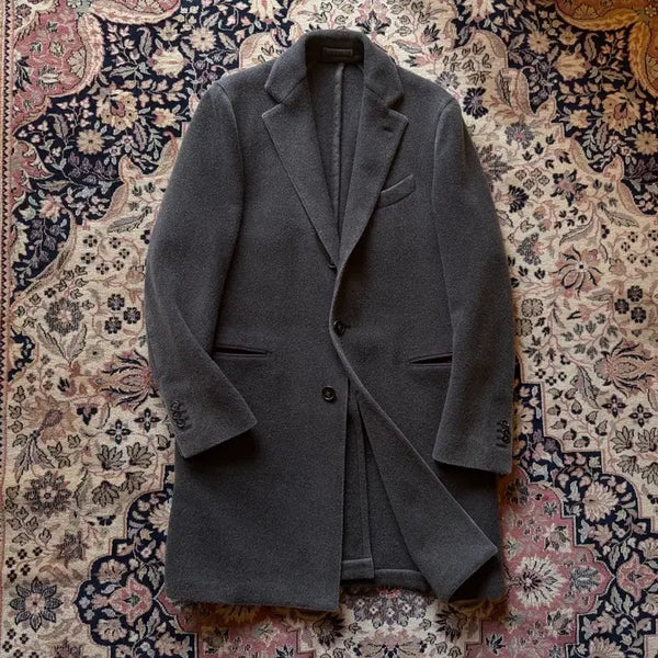 [BUNJANG] Lardini Brown Chesterfield Coat / 라르디니 브라운 체스터필드 코트 남성100-105