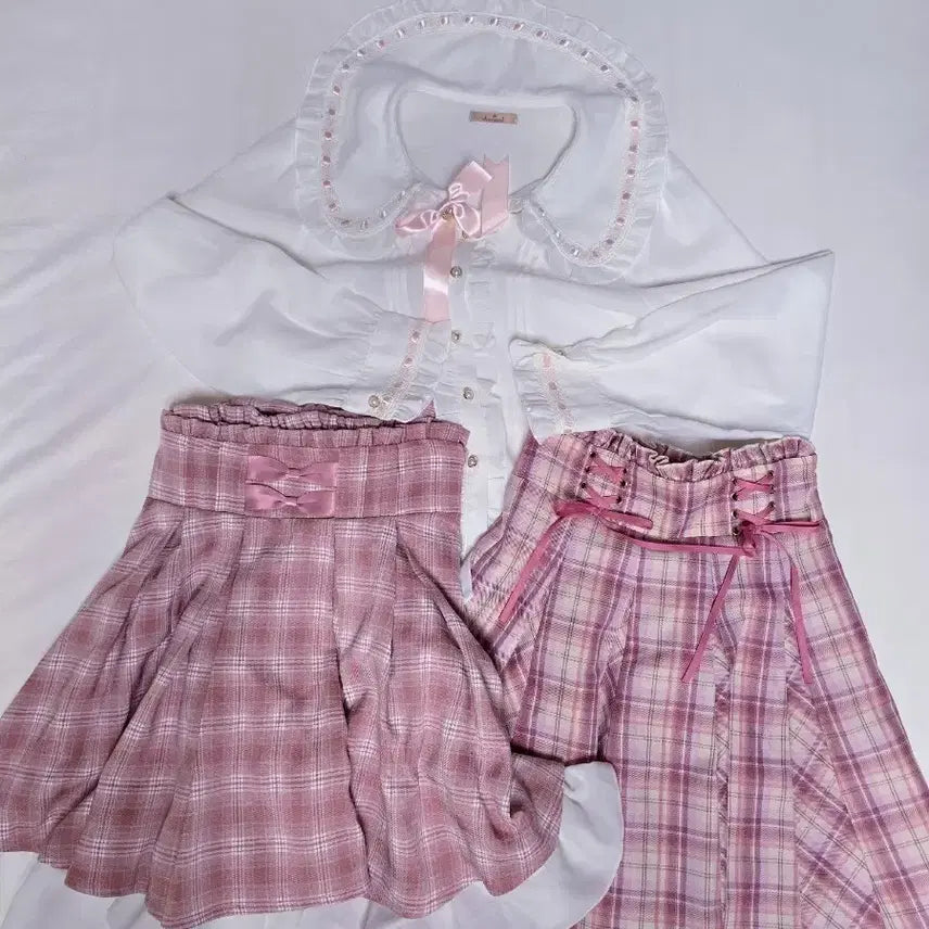[BUNJANG] Amavel Blouse and Skirt Set / 일괄) amavel 아마벨 블라우스 치마 스커트