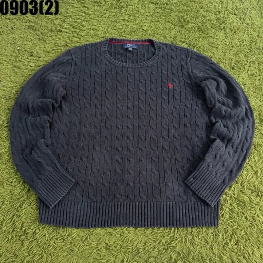 [BUNJANG] Polo Ralph Lauren Cable Knit Sweater / 폴로 랄프로렌 케이블 니트 0903