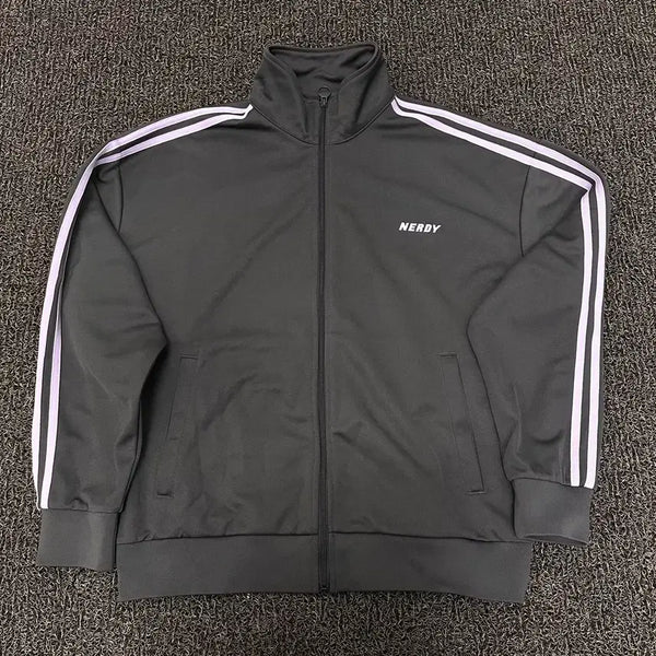 [BUNJANG] NERDY Track Top Jersey Zip-up L Size / NERDY 널디 트랙탑 져지 집업 L